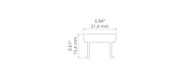 Abdeckung HR-21  transluzent